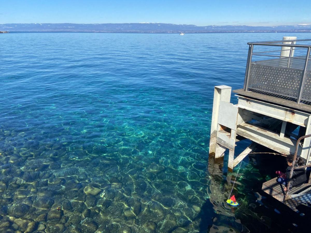 Bord De Lac,2 Chambres Superbe Vue Lac 5Mn Evian Лугрин Экстерьер фото